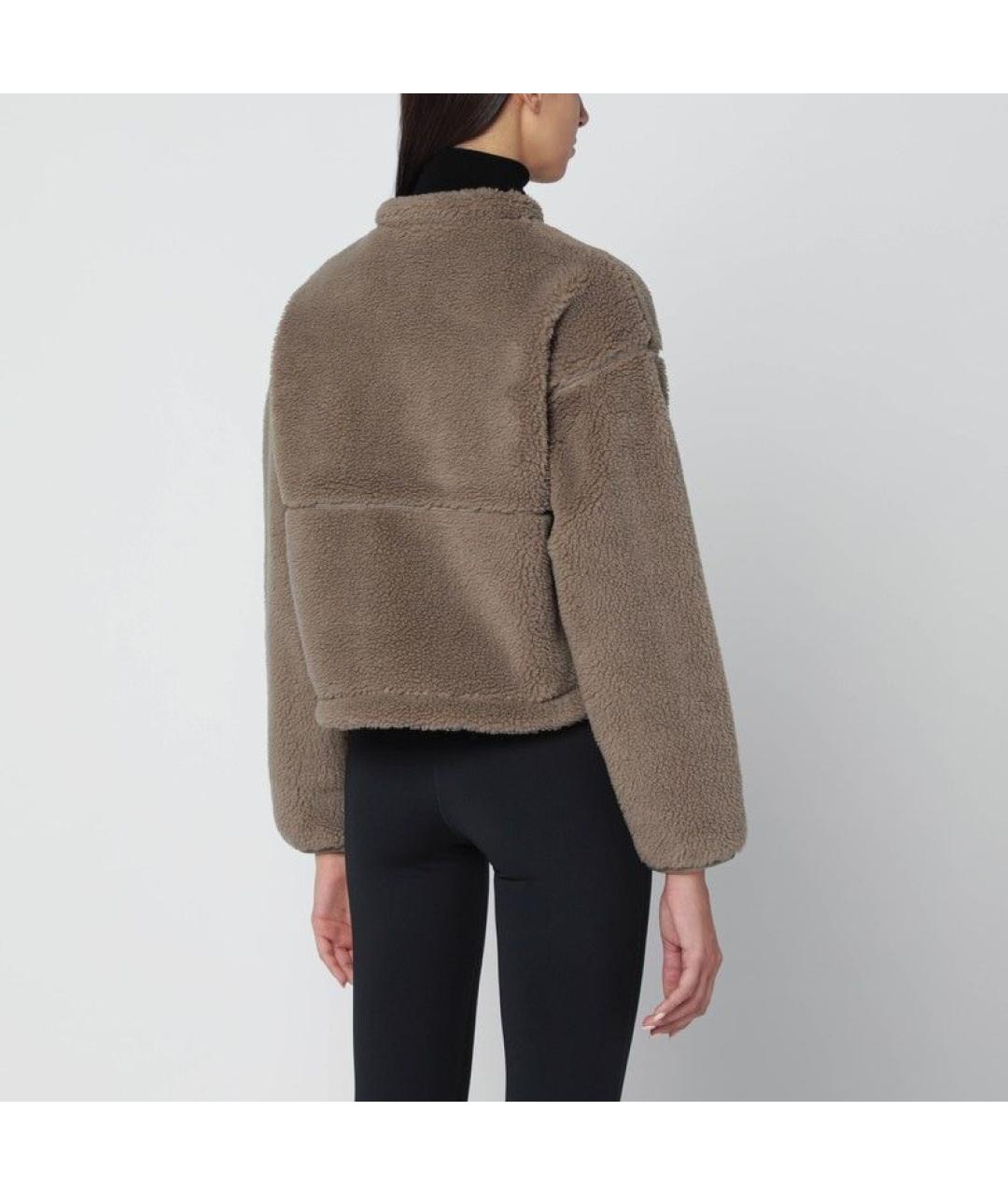 THE NORTH FACE Коричневая полиэстеровая куртка, фото 4