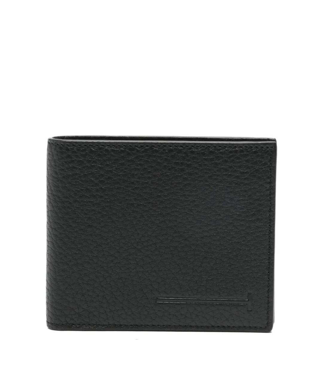 TOM FORD Черный кожаный кошелек, фото 1