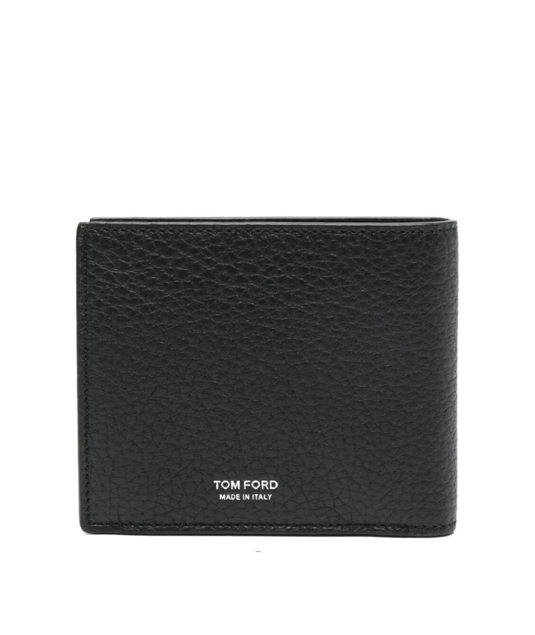 TOM FORD Черный кожаный кошелек, фото 3