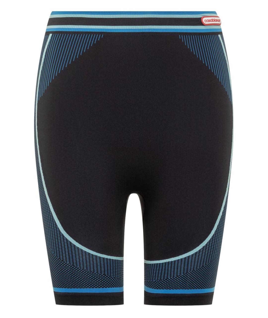 CASABLANCA Синие полиамидовые леггинсы и велосипедки, фото 1