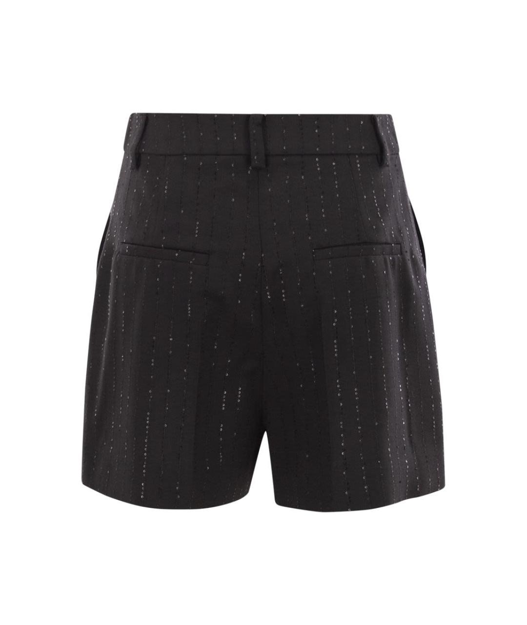 MAX MARA Черные шерстяные шорты, фото 2