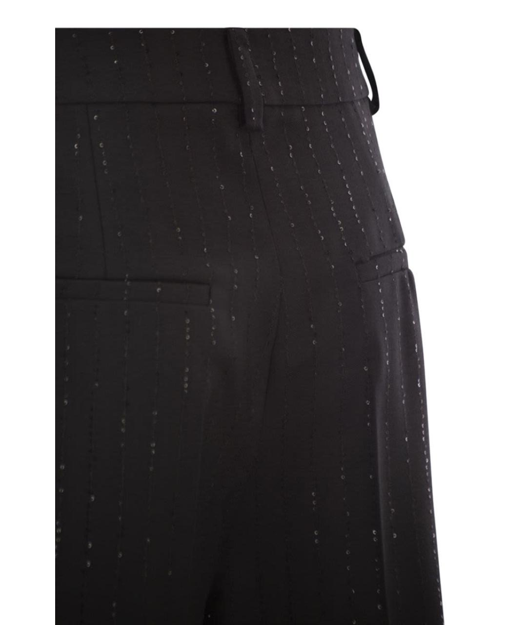 MAX MARA Черные шерстяные шорты, фото 4