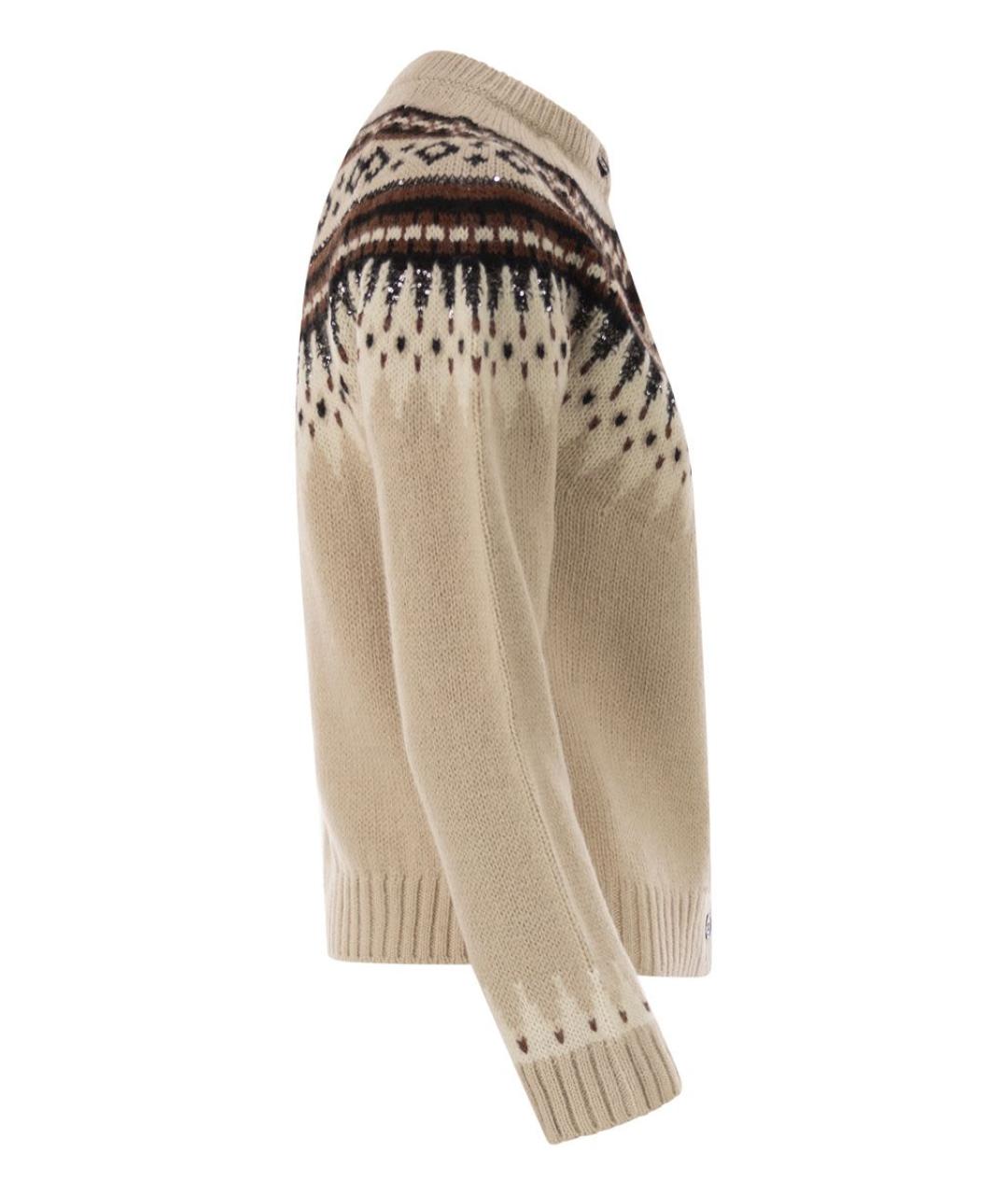 WEEKEND MAX MARA Мульти шерстяной кардиган, фото 3