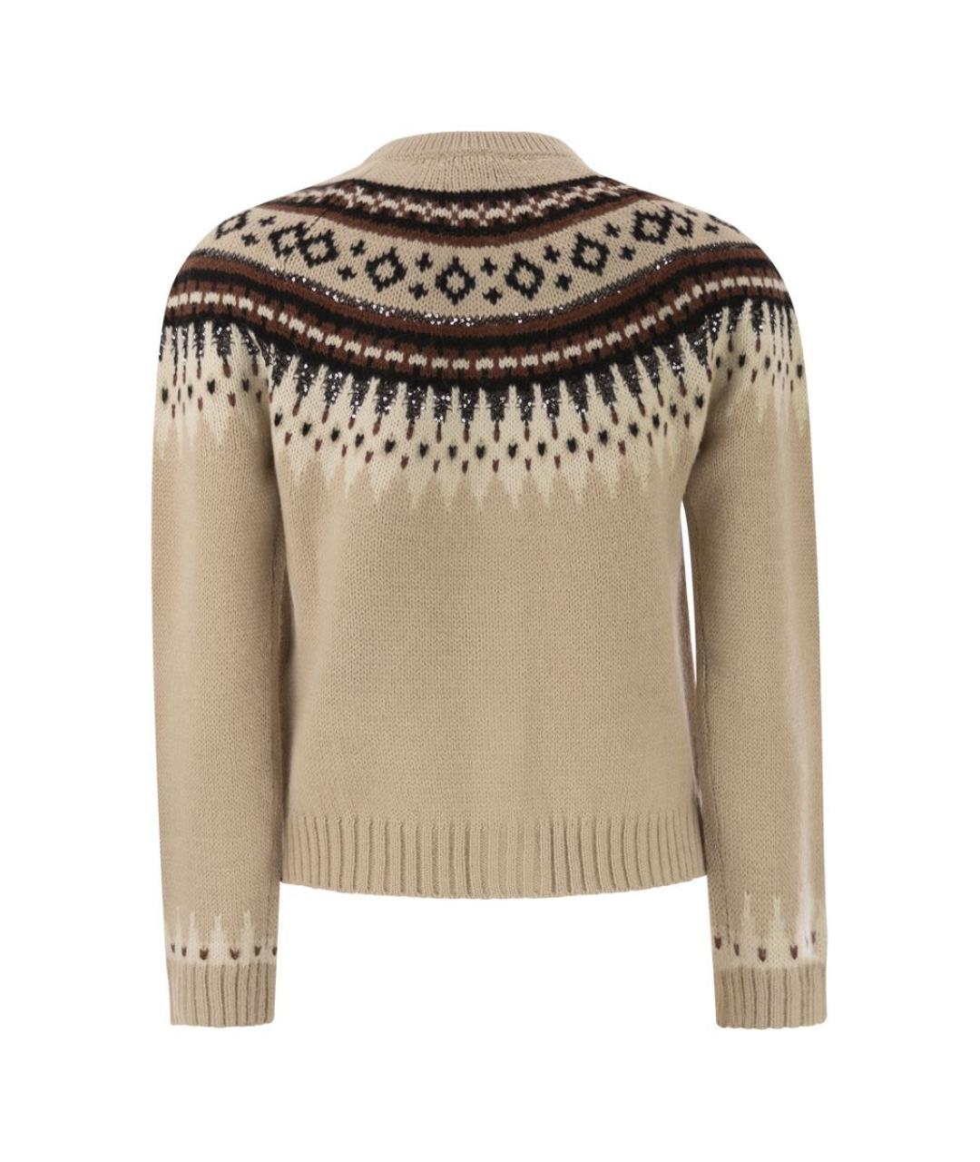 WEEKEND MAX MARA Мульти шерстяной кардиган, фото 2