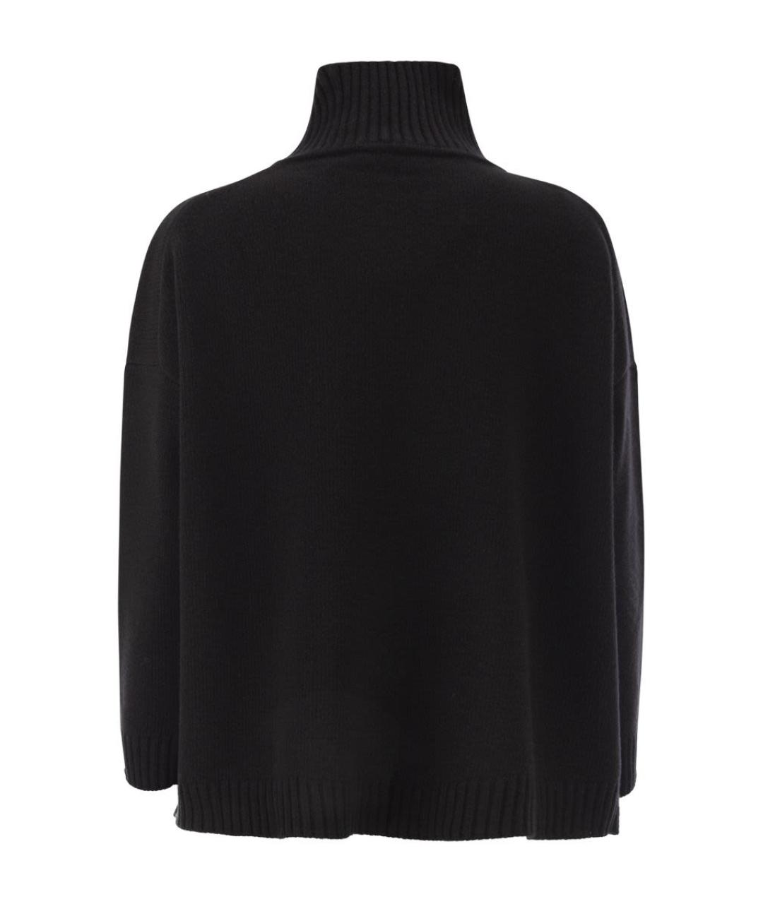 WEEKEND MAX MARA Черный шерстяной джемпер / свитер, фото 2
