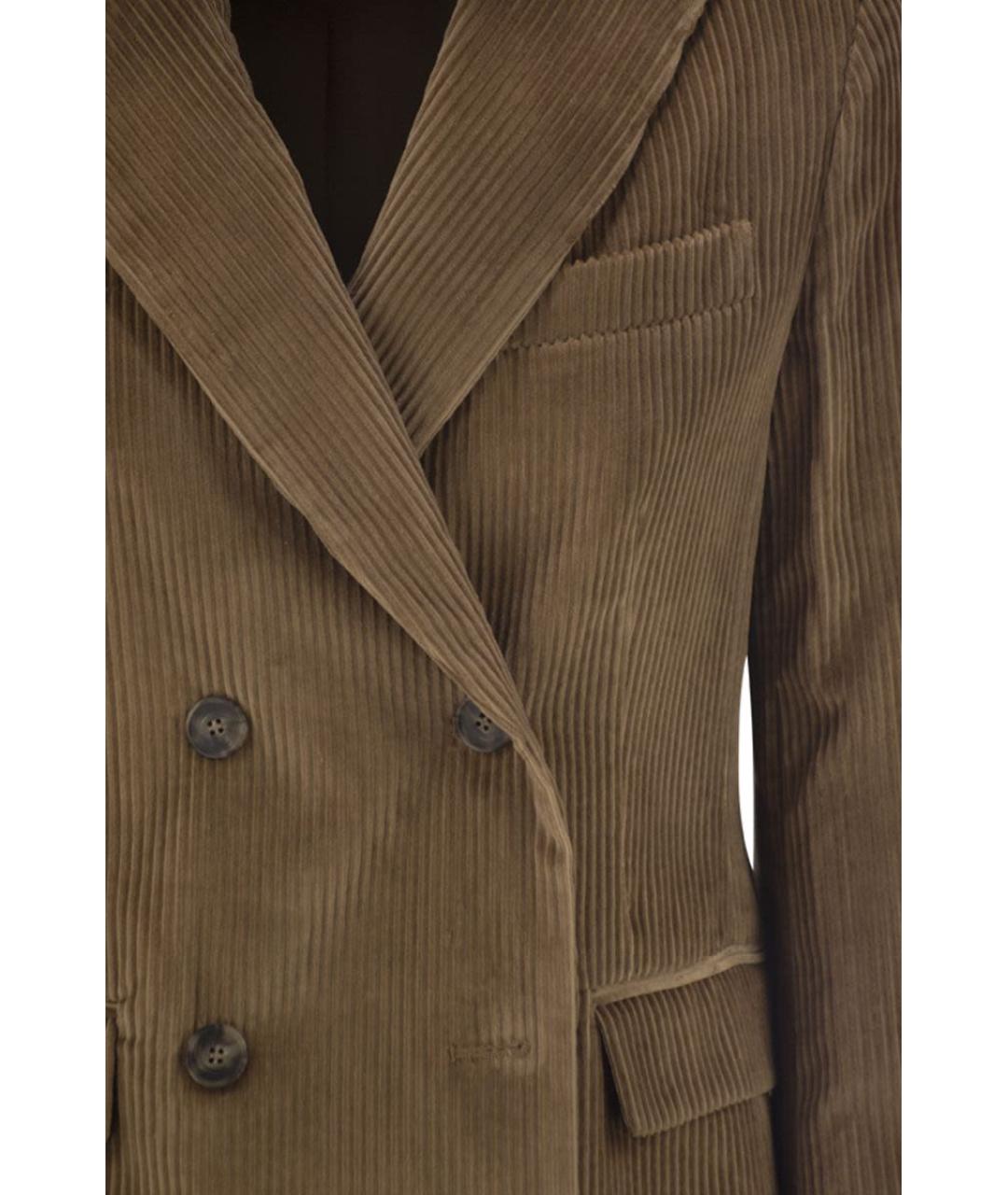 WEEKEND MAX MARA Бежевый хлопковый жакет/пиджак, фото 4