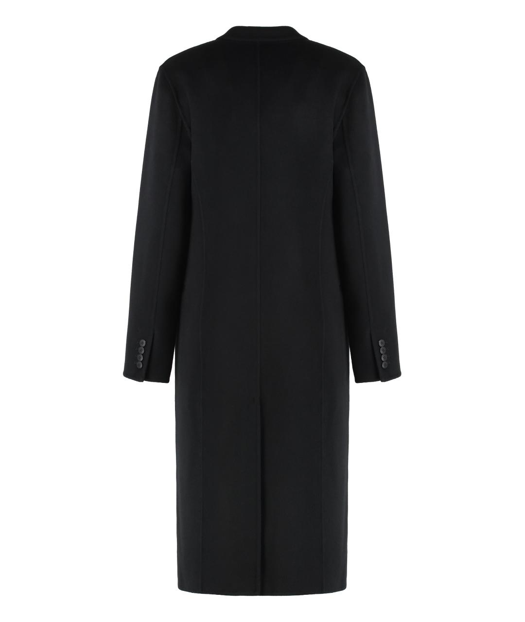 TORY BURCH Черное шерстяное пальто, фото 2