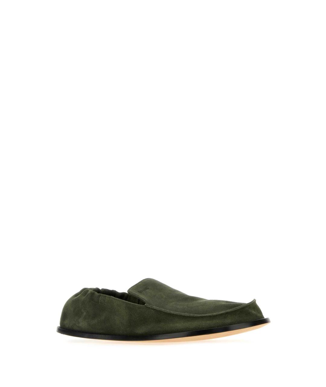 LOEWE Зеленые кожаные лоферы, фото 2