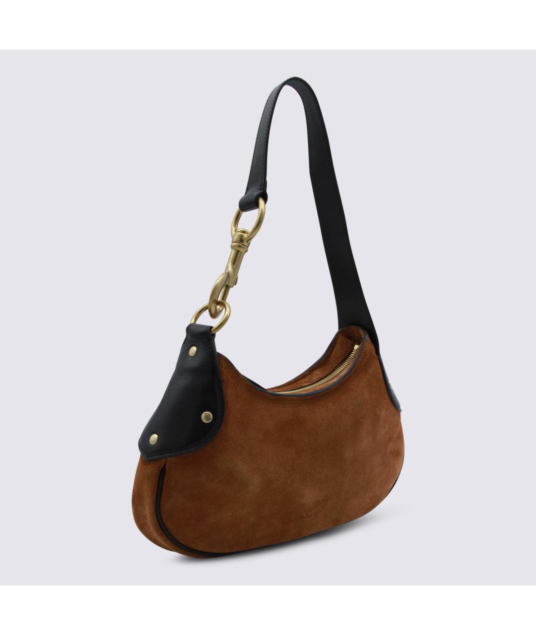 MULBERRY Коричневая кожаная сумка через плечо, фото 2