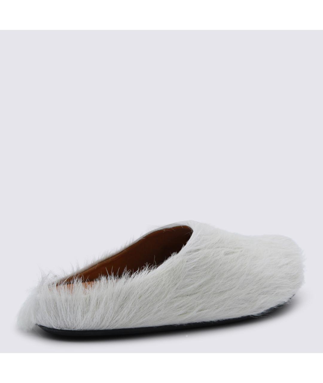 MARNI Белые кожаные сандалии, фото 3