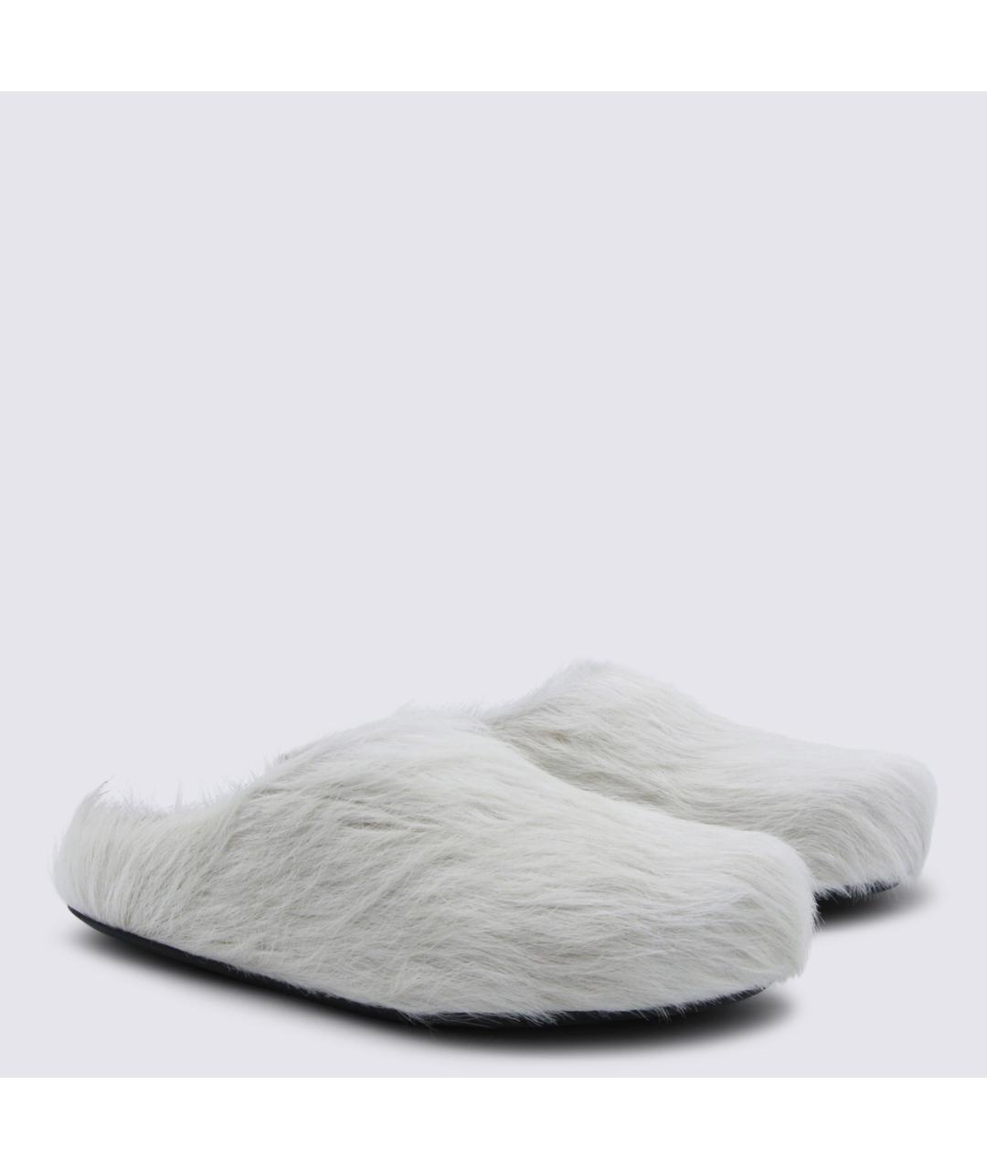 MARNI Белые кожаные сандалии, фото 2