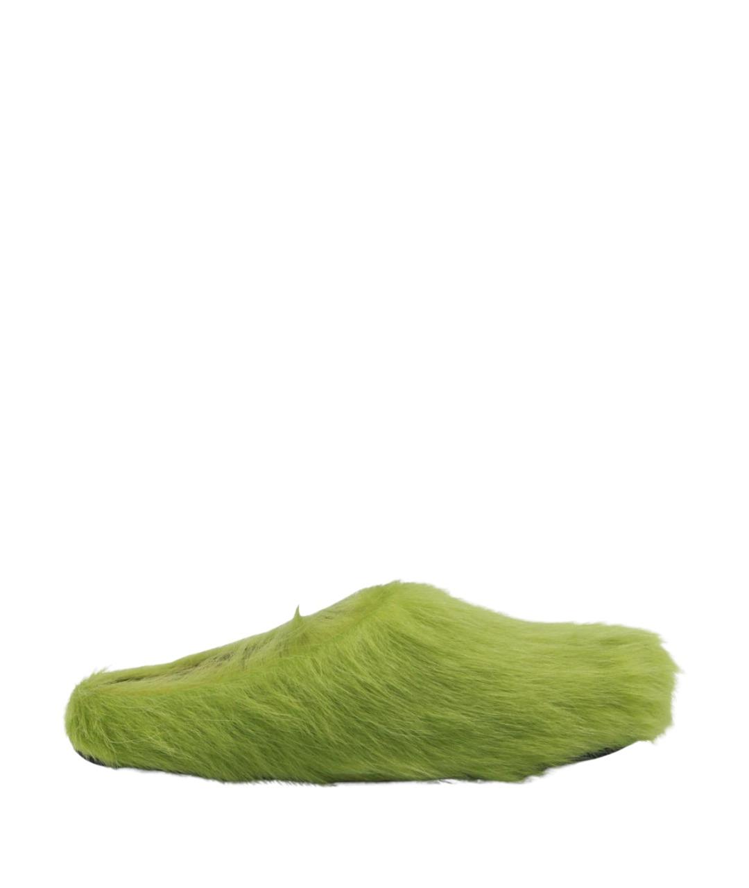 MARNI Зеленые сандалии, фото 1