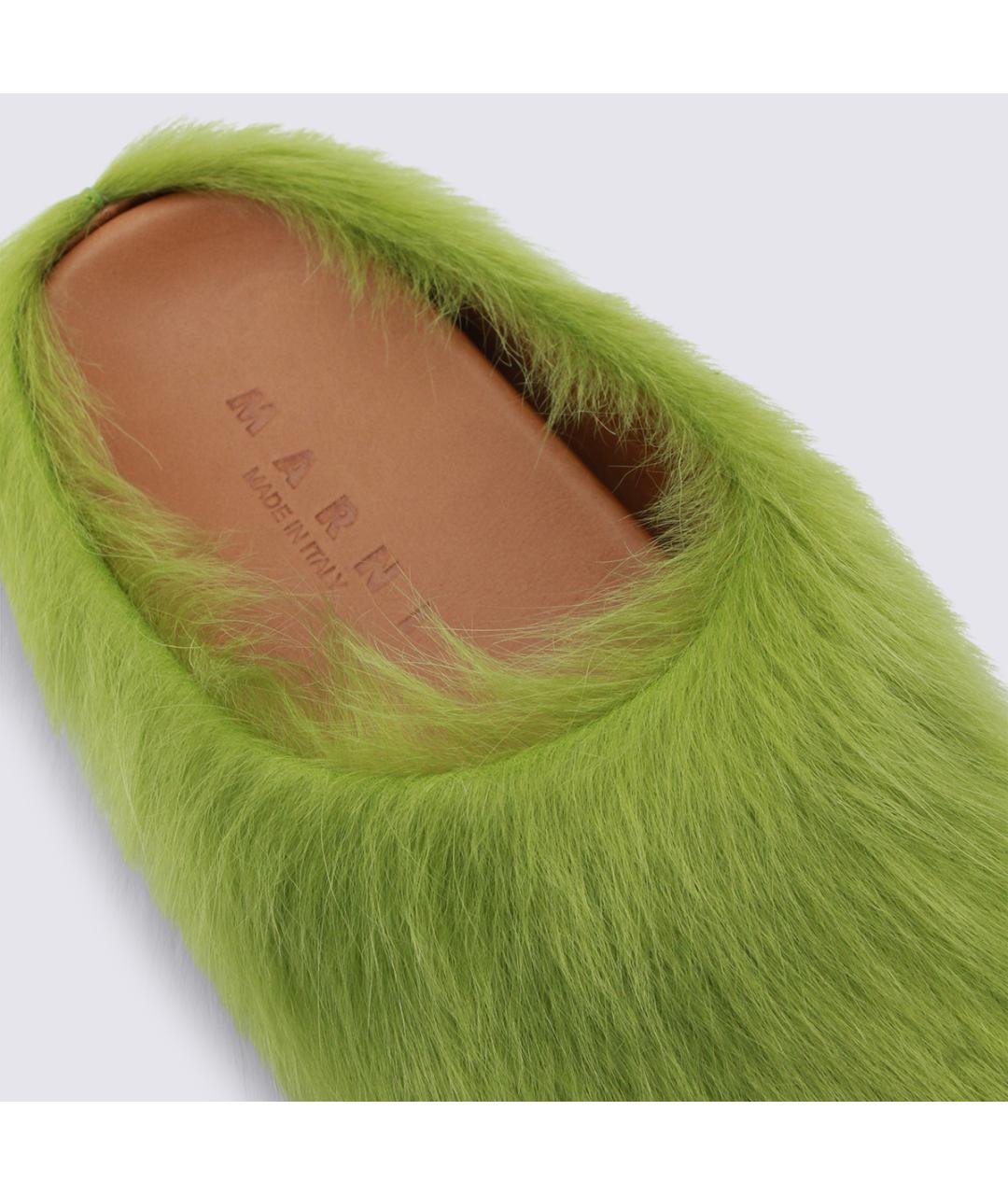 MARNI Зеленые сандалии, фото 4