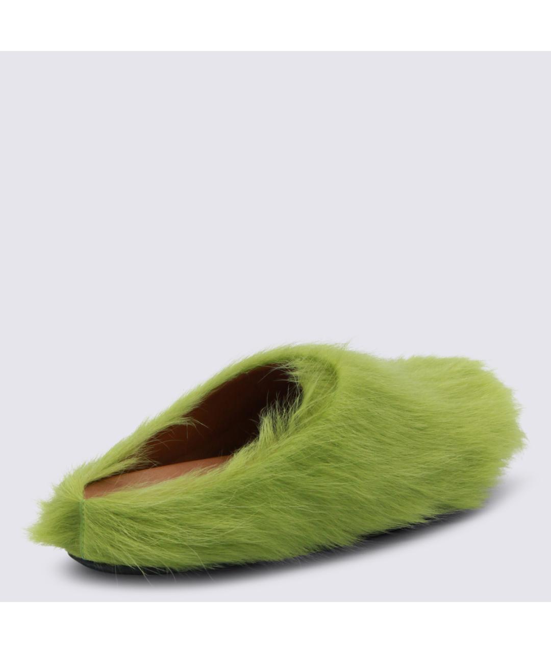 MARNI Зеленые сандалии, фото 3