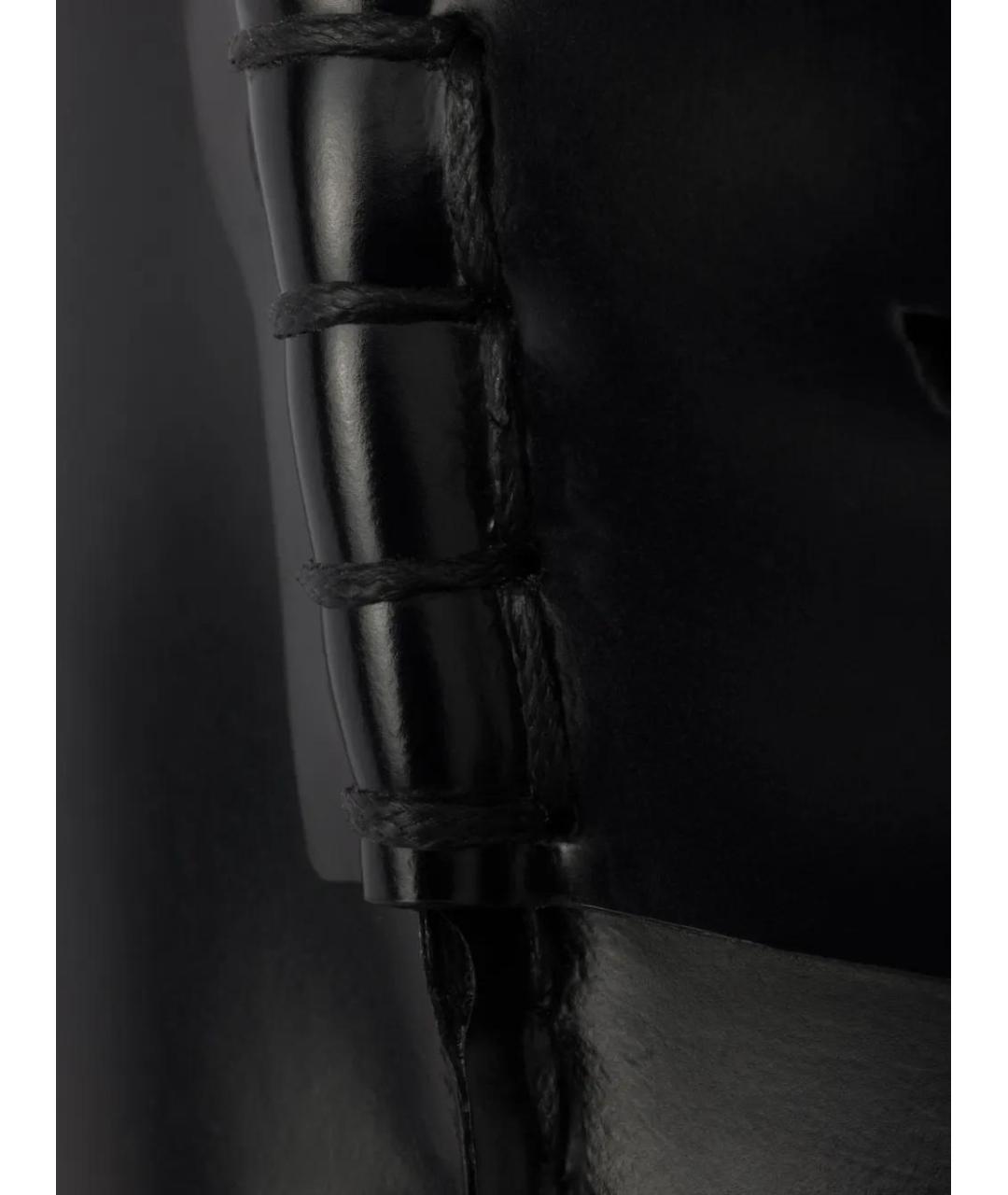 PRADA Черные кожаные лоферы, фото 5