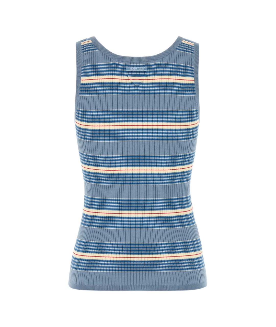 PRADA Мульти хлопковая майка, фото 2