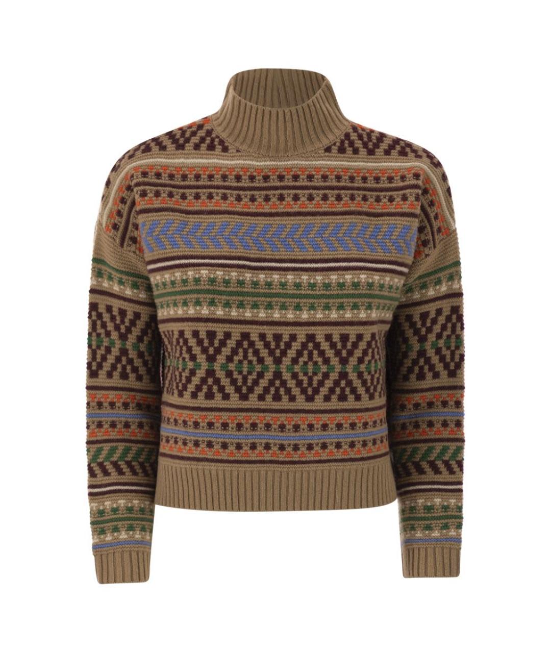 WEEKEND MAX MARA Мульти шерстяной джемпер / свитер, фото 1