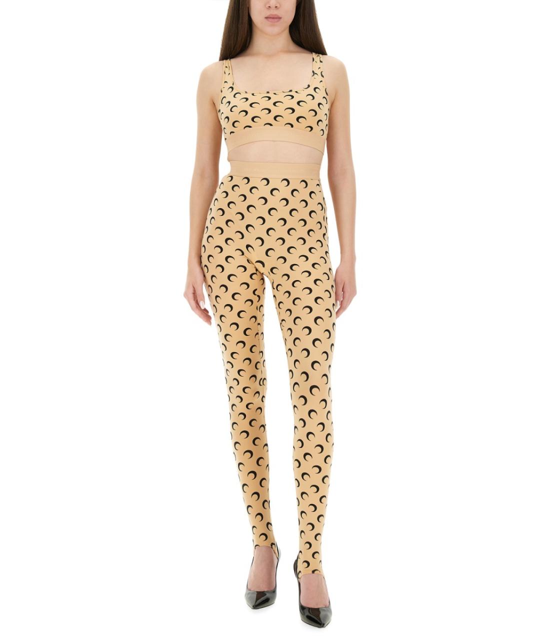 MARINE SERRE Мульти полиамидовые леггинсы и велосипедки, фото 3