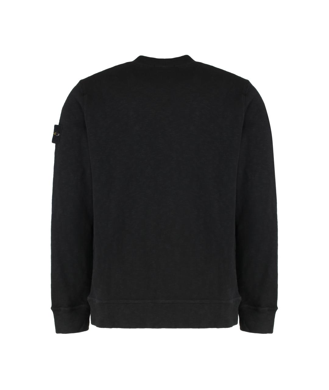 STONE ISLAND Черный джемпер / свитер, фото 3