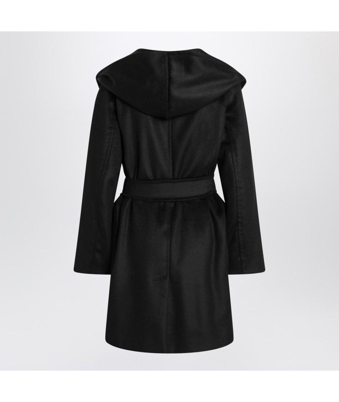 MAX MARA Черное шерстяное пальто, фото 2