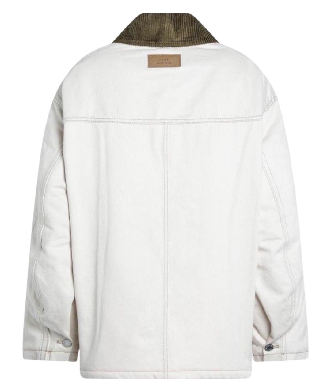 Ami Paris Белая хлопковая куртка, фото 2