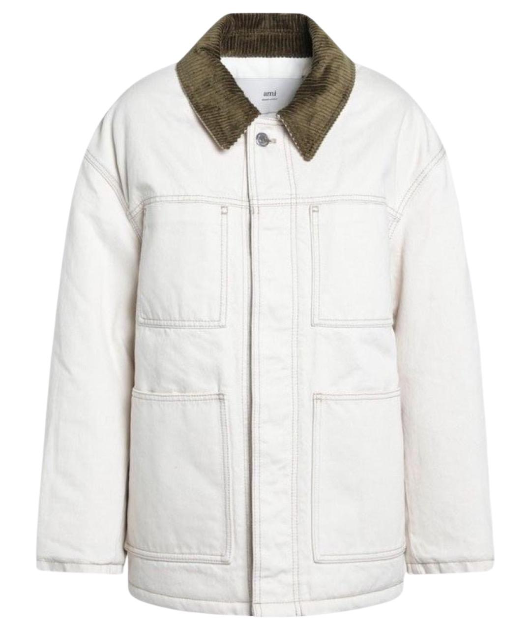 Ami Paris Белая хлопковая куртка, фото 1
