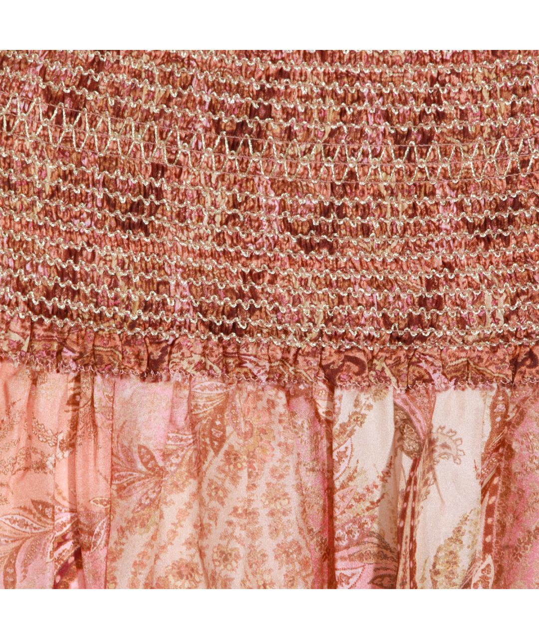 ZIMMERMANN Мульти шелковая юбка миди, фото 3