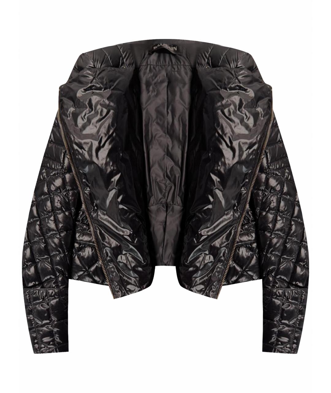 BALMAIN Черная полиамидовая куртка, фото 1