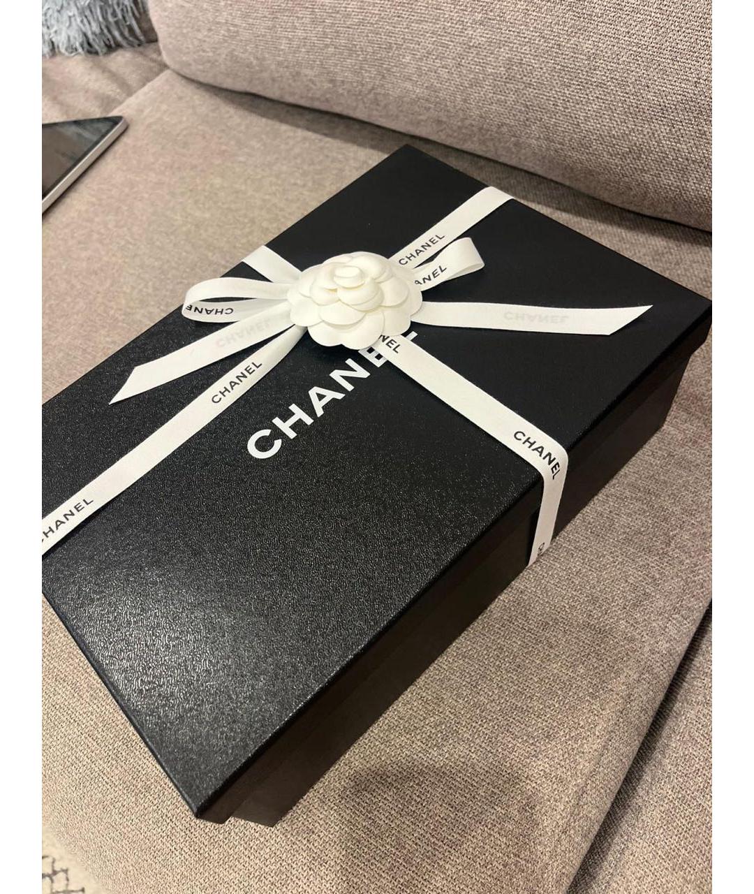 CHANEL Черные кожаные туфли, фото 6