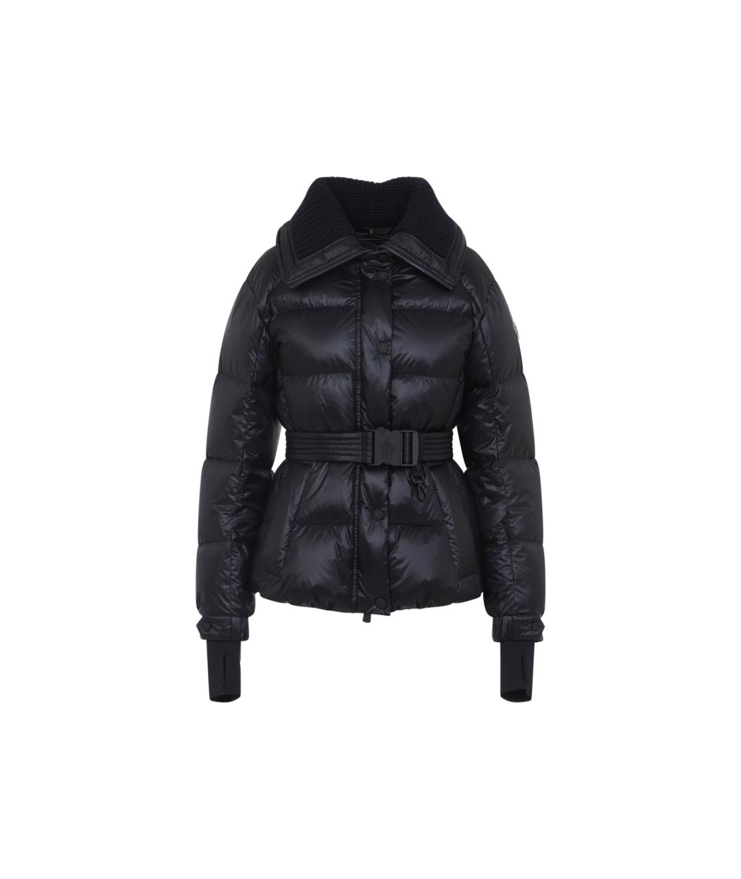 MONCLER Темно-синий полиамидовый пуховик, фото 1