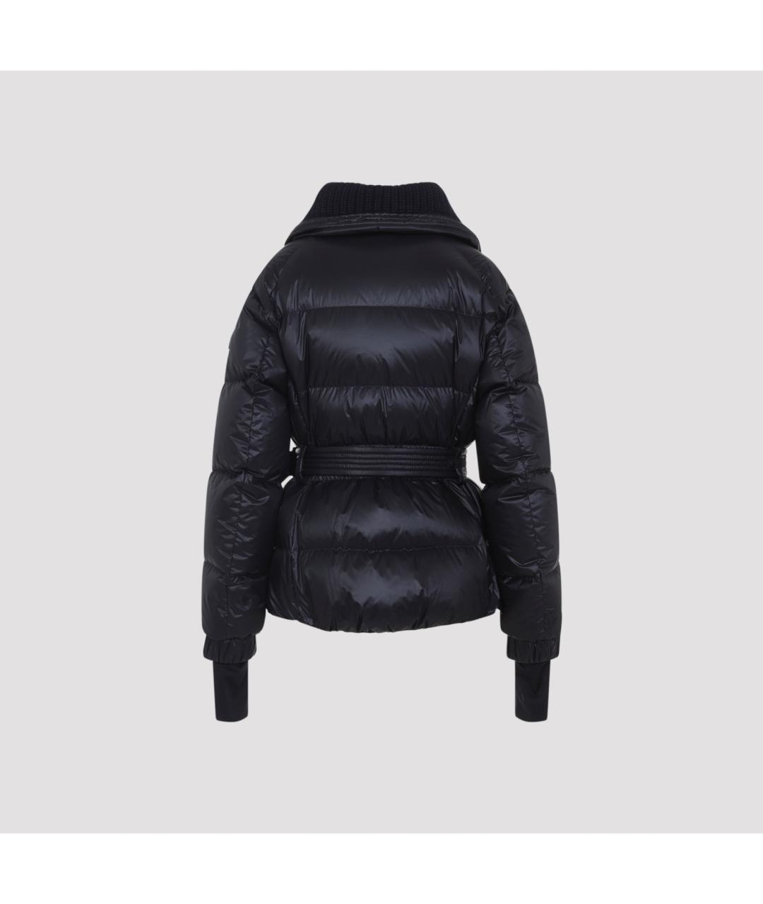 MONCLER Темно-синий полиамидовый пуховик, фото 4