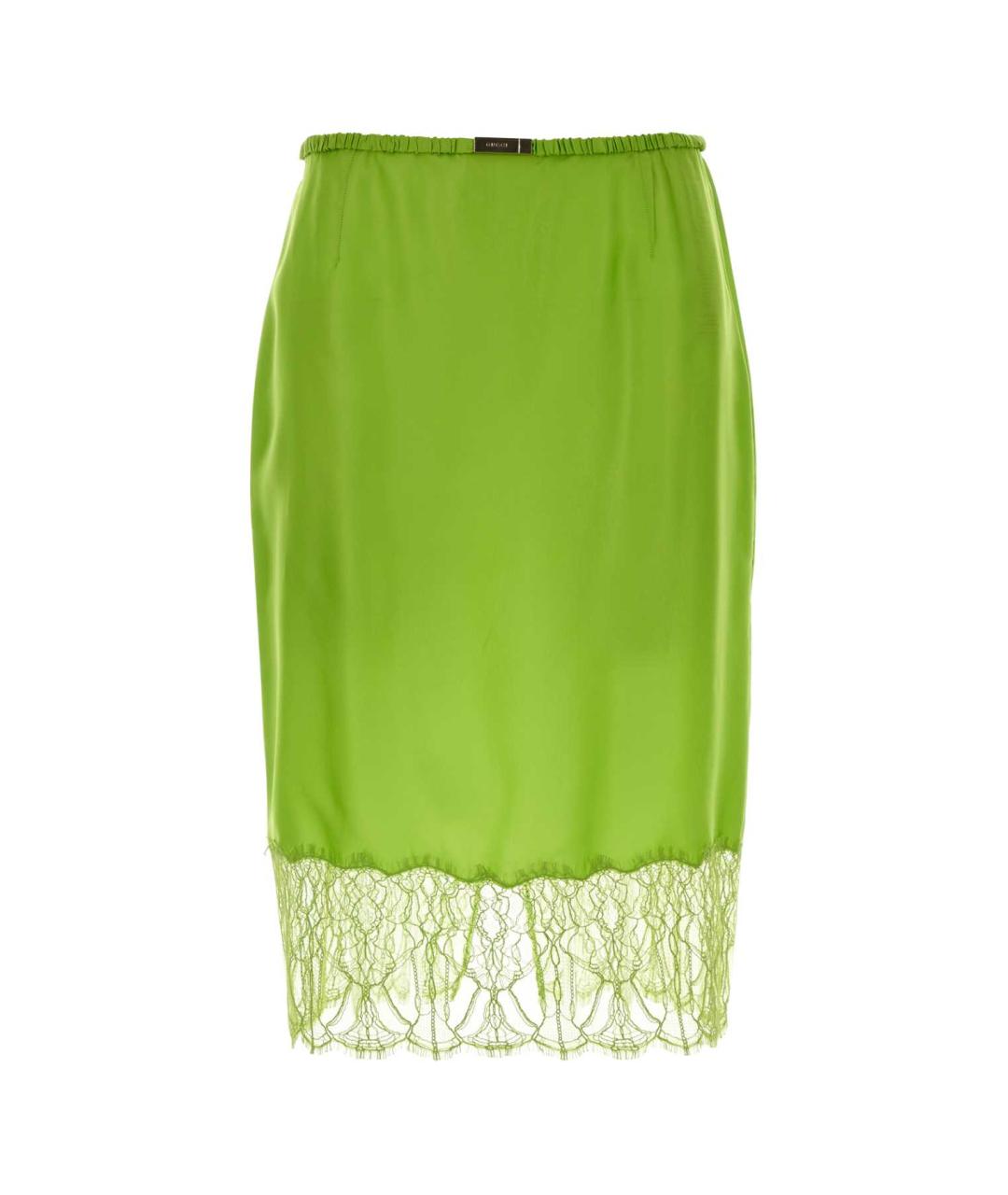 GUCCI Зеленая юбка миди, фото 1