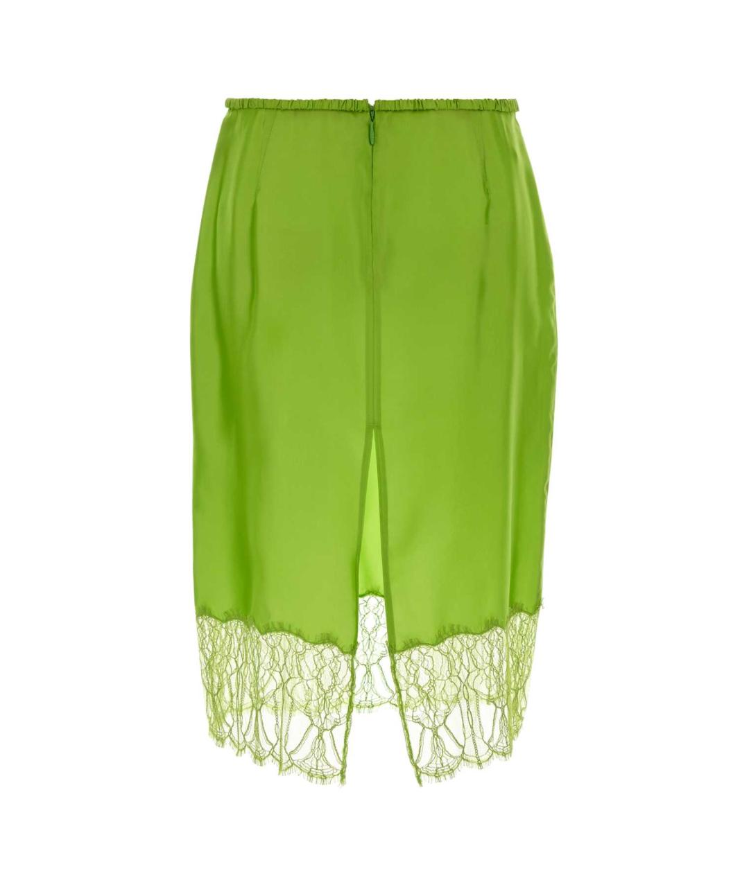 GUCCI Зеленая юбка миди, фото 2