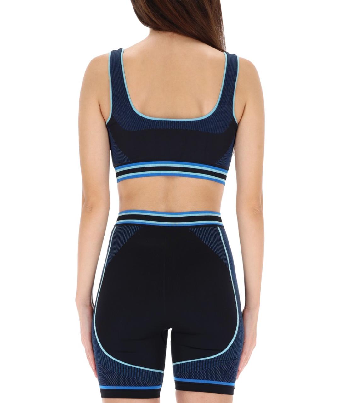 CASABLANCA Синяя полиамидовая майка, фото 3