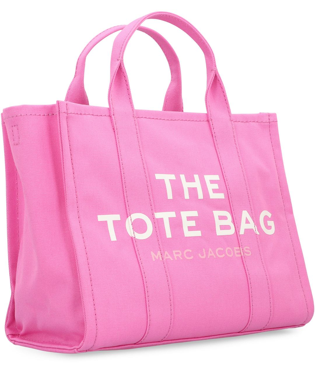 MARC JACOBS Розовая хлопковая сумка тоут, фото 3