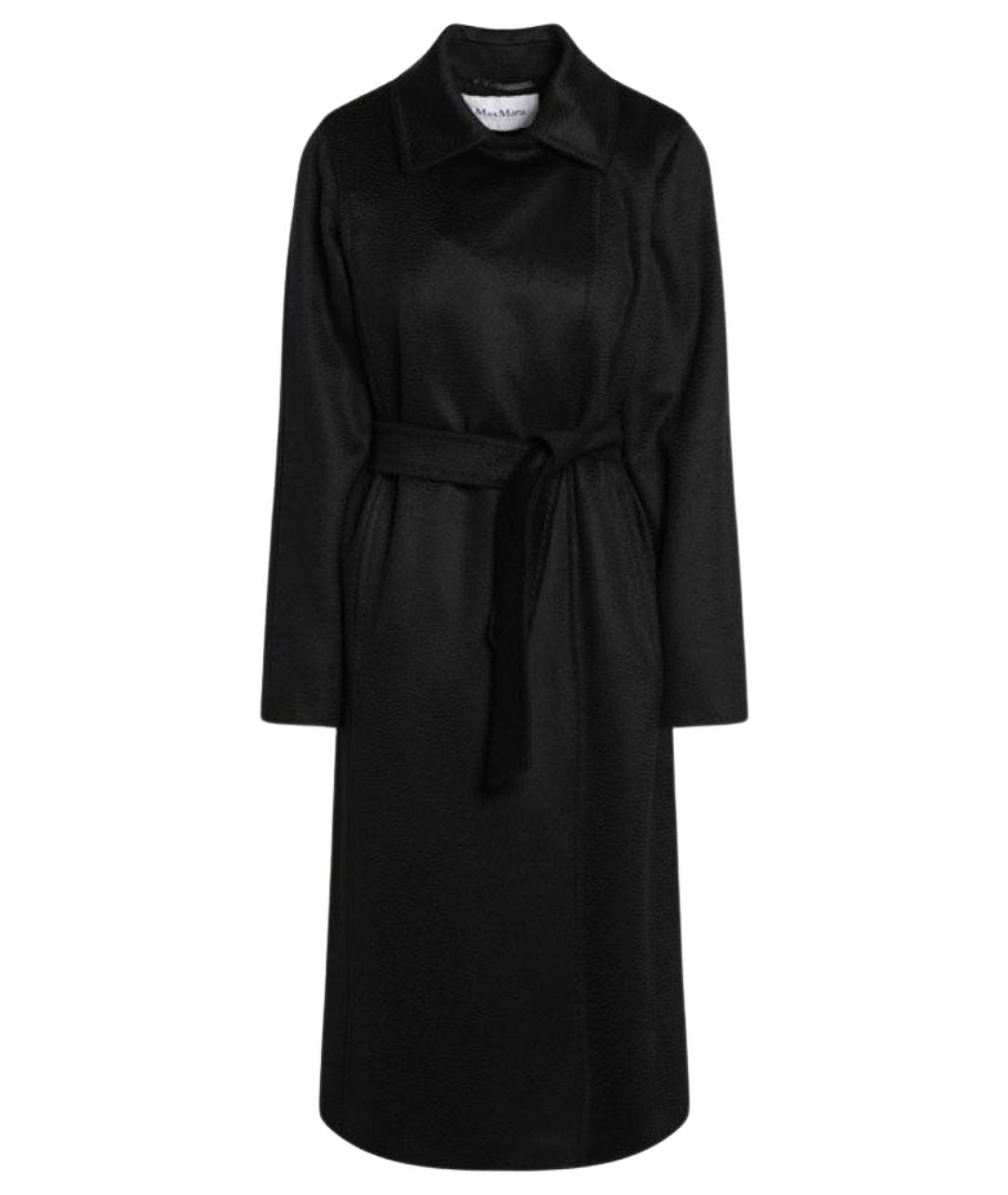 MAX MARA Черное шерстяное пальто, фото 1