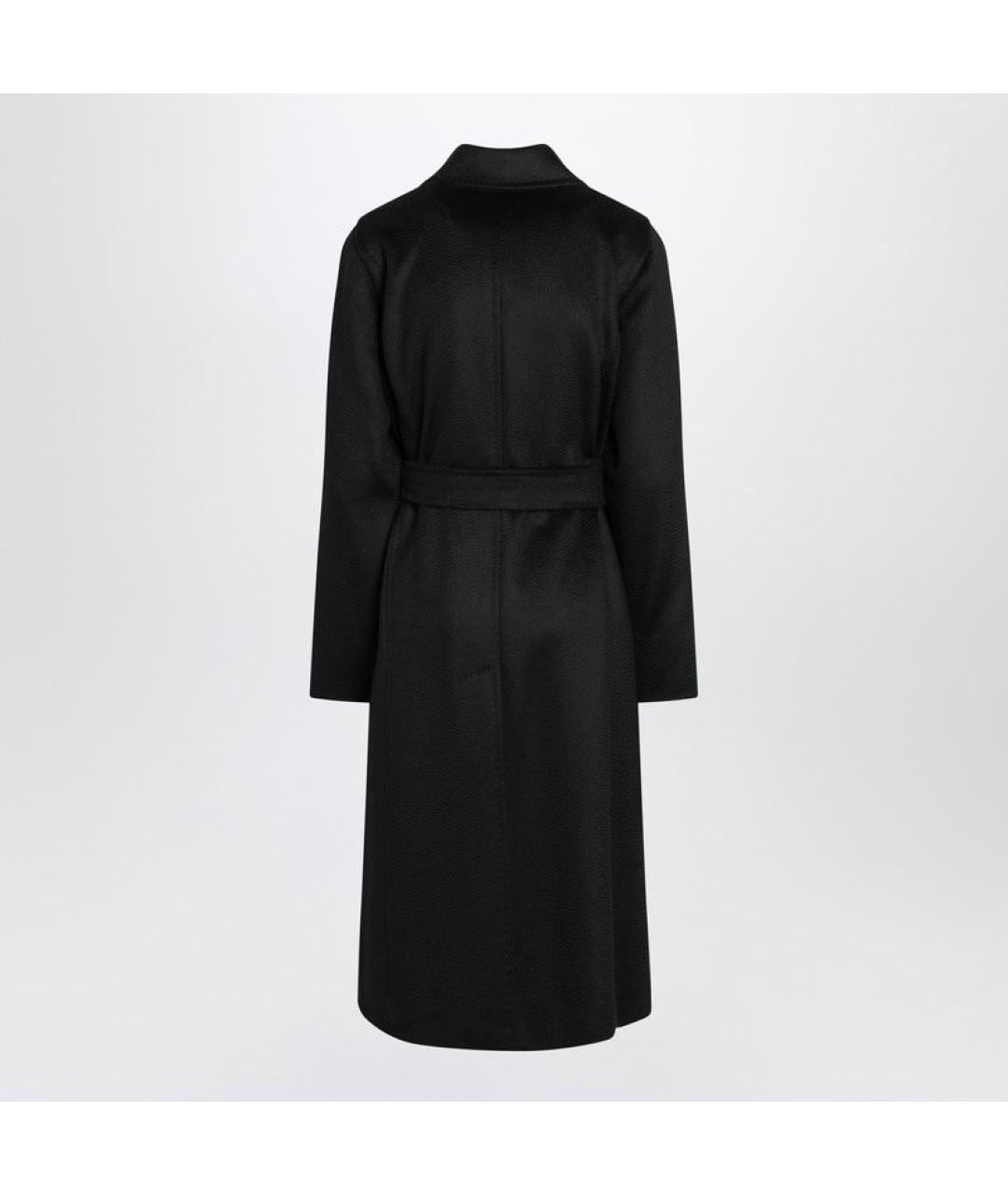 MAX MARA Черное шерстяное пальто, фото 2