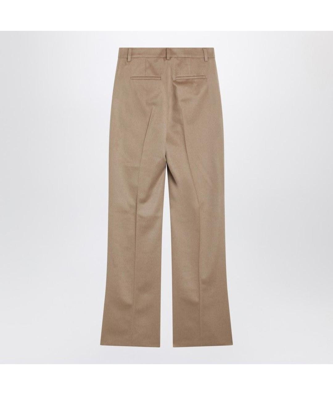 MAX MARA Бежевые прямые брюки, фото 2