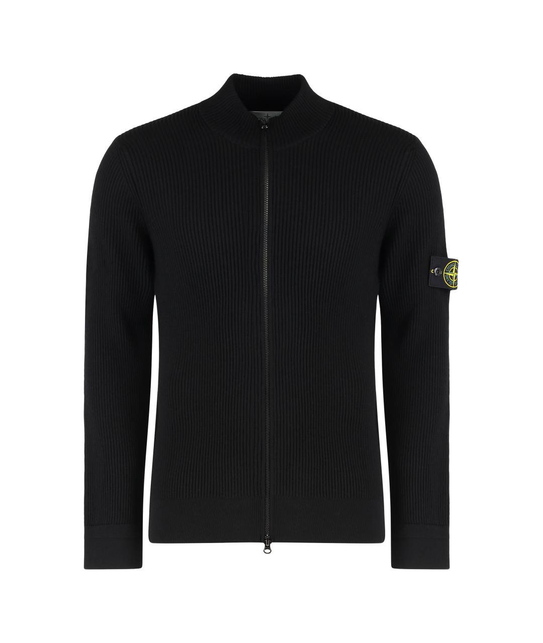 STONE ISLAND Черный джемпер / свитер, фото 1