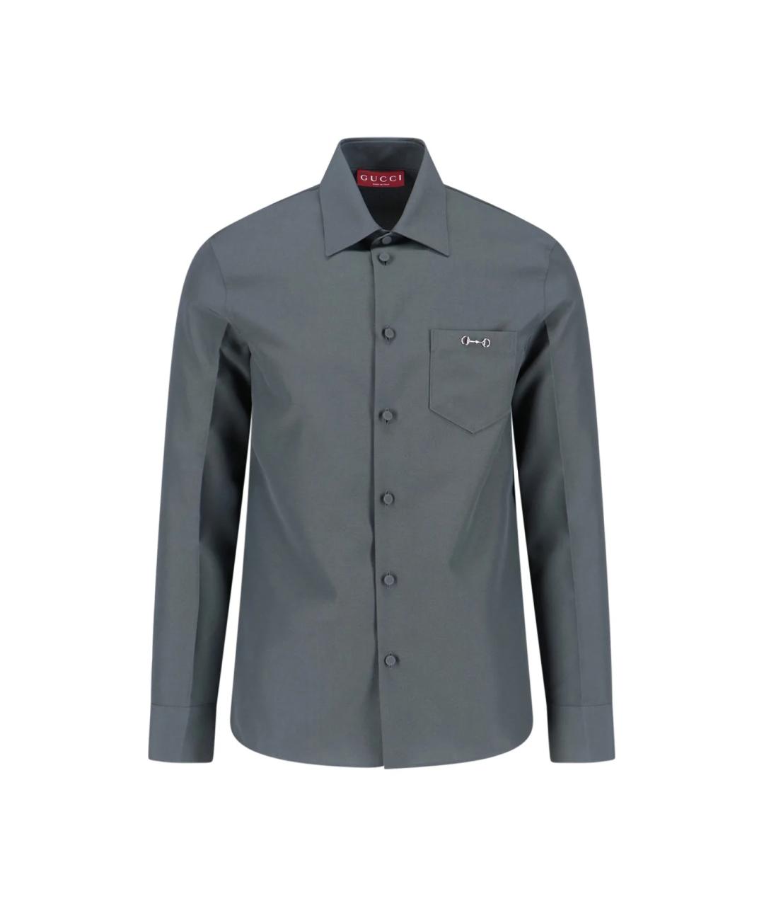 GUCCI Серая кэжуал рубашка, фото 1