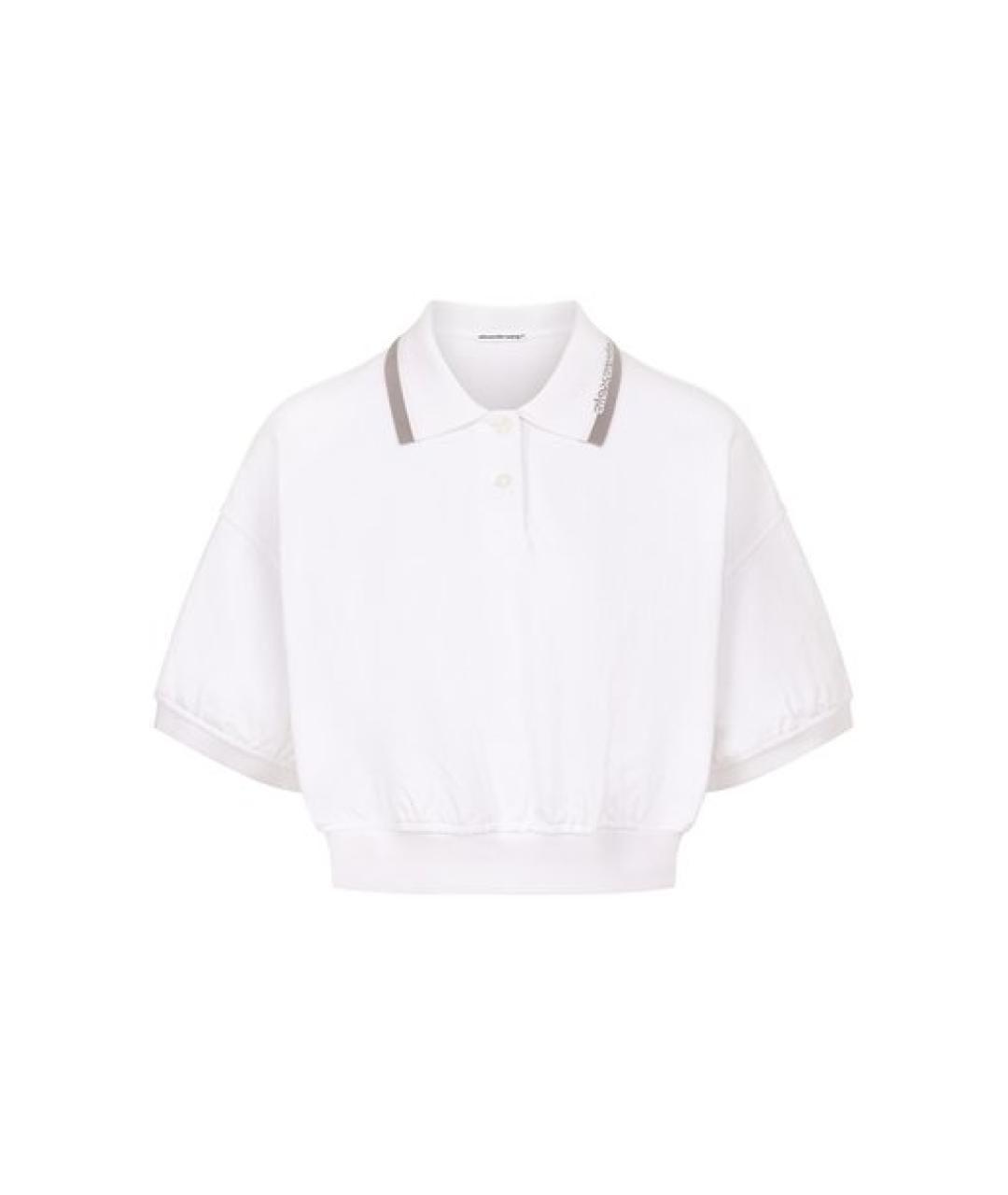 ALEXANDER WANG Белая хлопковая футболка, фото 1