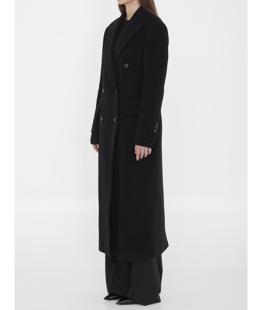TAGLIATORE Черное шерстяное пальто, фото 2