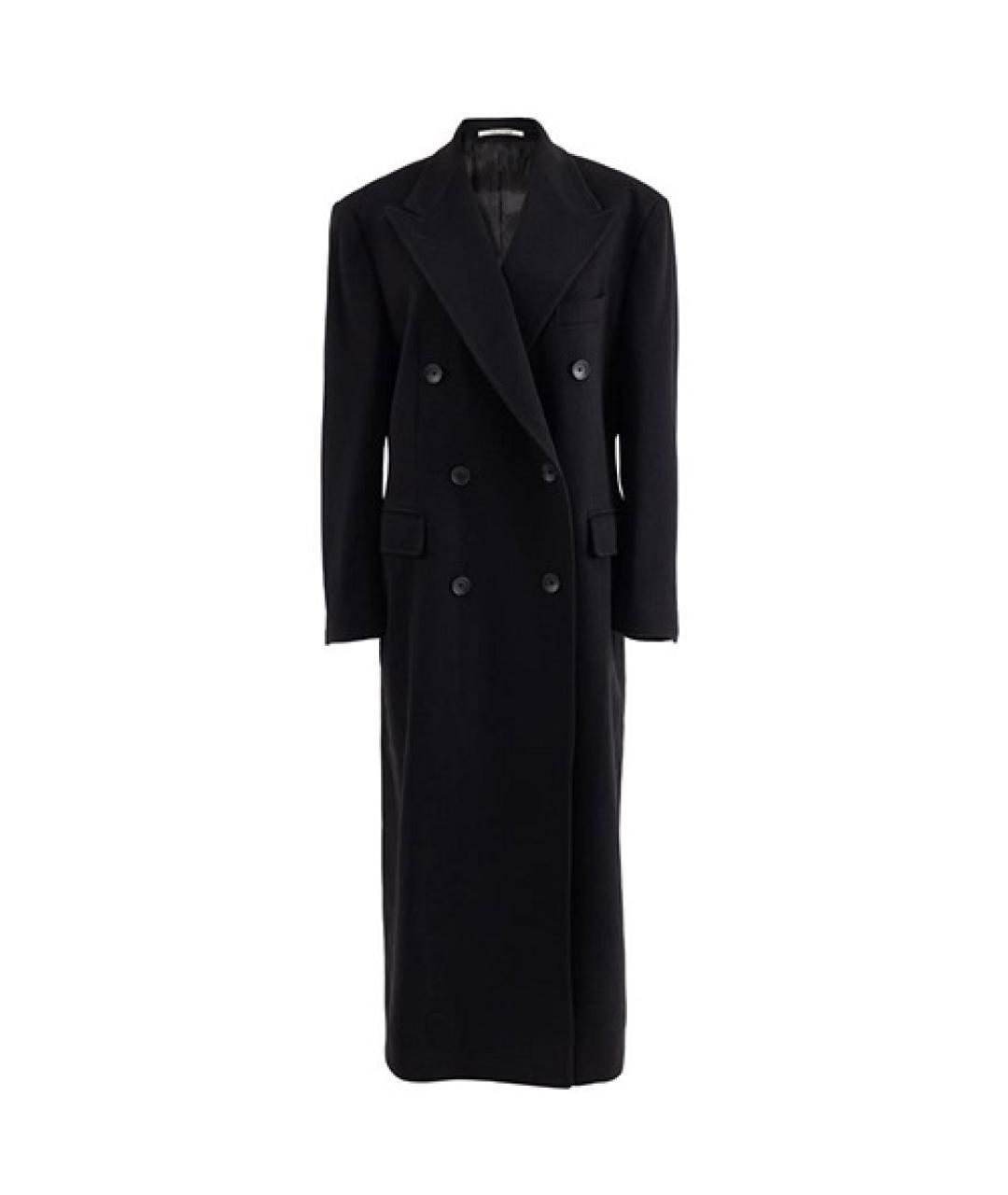 TAGLIATORE Черное шерстяное пальто, фото 1