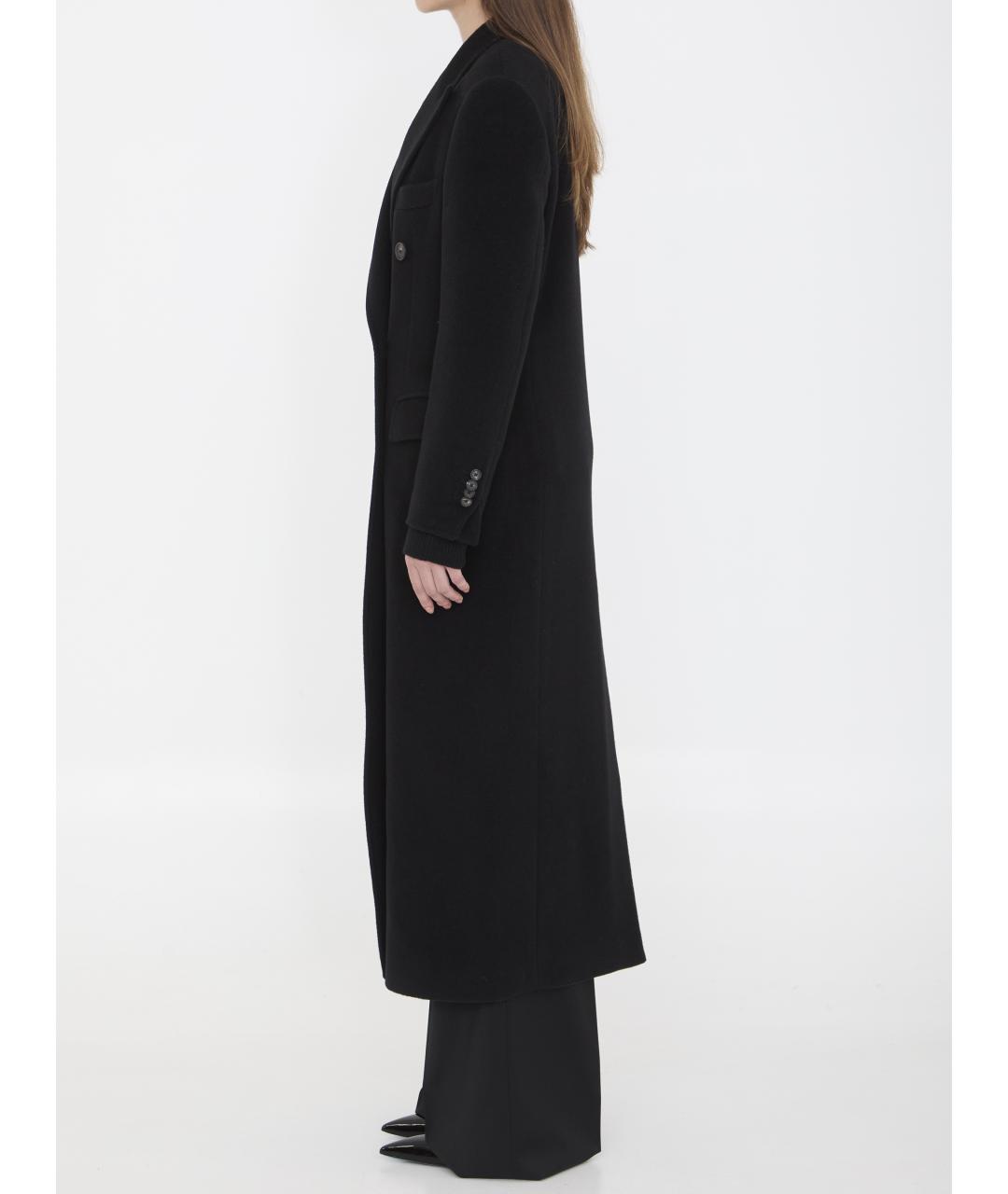 TAGLIATORE Черное шерстяное пальто, фото 3