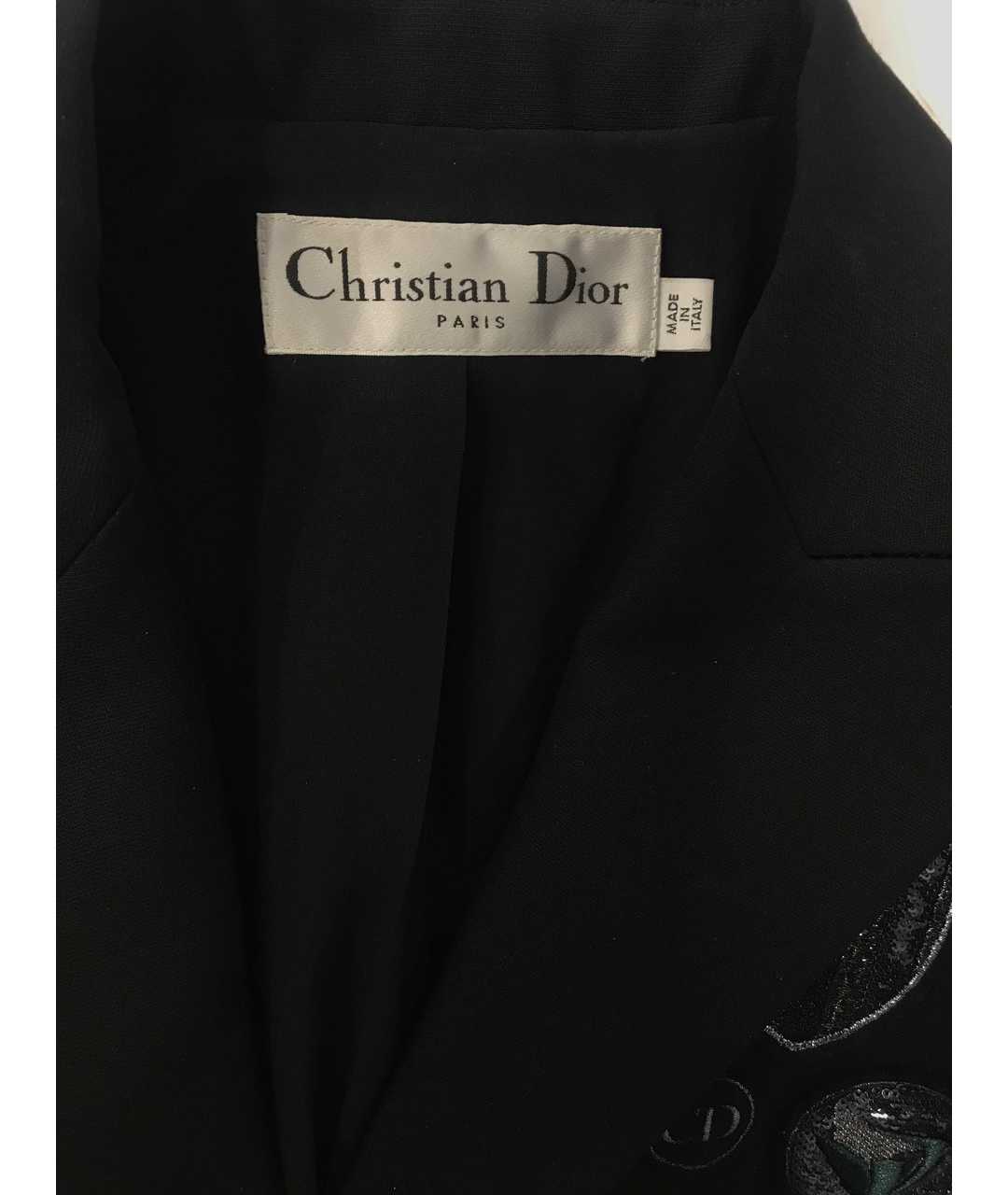 CHRISTIAN DIOR PRE-OWNED Черный жакет/пиджак, фото 4