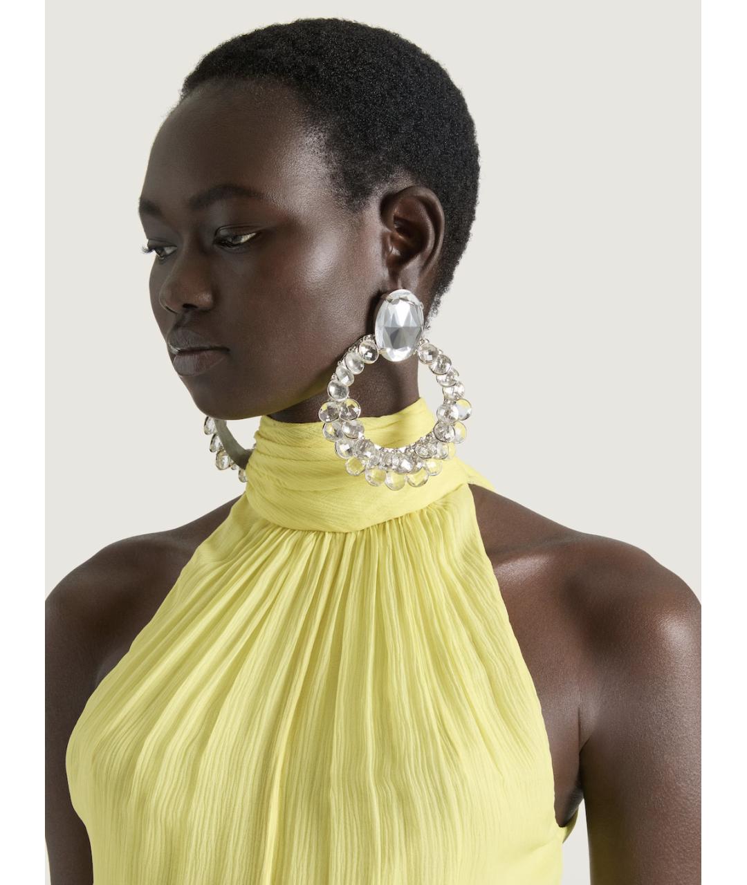 GIVENCHY Серебряные металлические серьги, фото 3