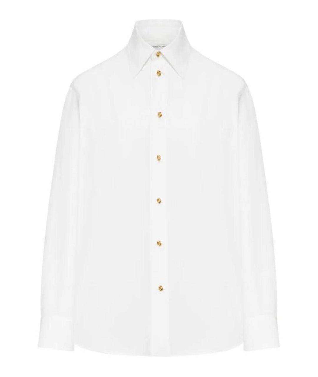 BOTTEGA VENETA Белая хлопковая рубашка, фото 1