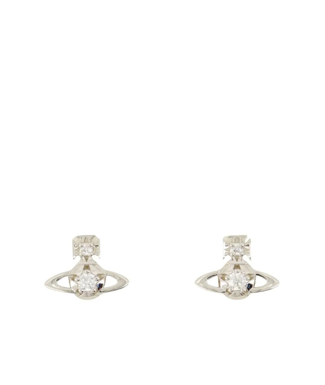 VIVIENNE WESTWOOD Серебряные латунные серьги, фото 1