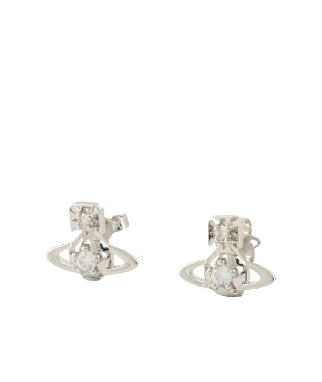VIVIENNE WESTWOOD Серебряные латунные серьги, фото 2