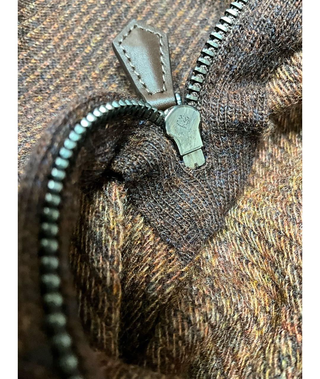 LORO PIANA Коричневый кашемировый джемпер / свитер, фото 6